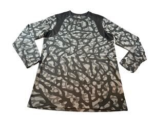 Jordan Dri-FIT Shirt Men’s XL Black Gray Camo Long Sleeve Jumpman 706721-010 NWT